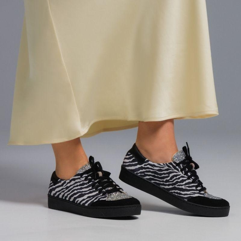 Skórzane buty sportowe damskie - Flex Safari