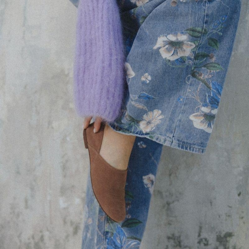 Zamszowe półbuty damskie - Next Gen Zgaszony Róż