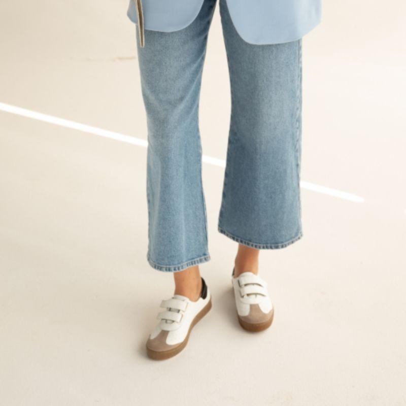 Skórzane buty sportowe damskie - Seven Day