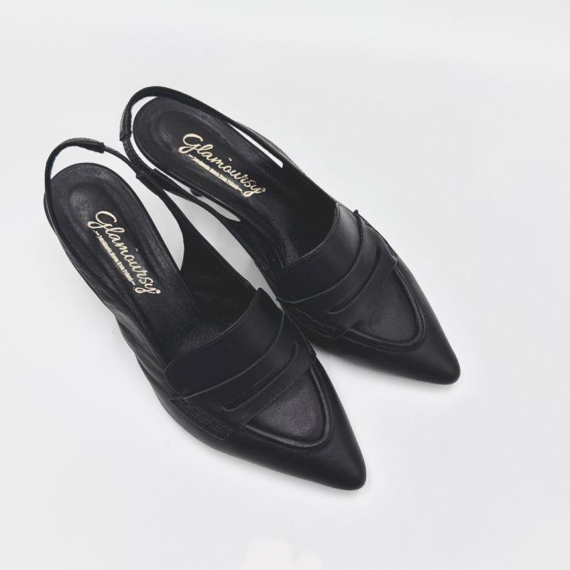 I feel Love – skórzane czółenka na obcasie 5 cm | Ręcznie robione w Polsce