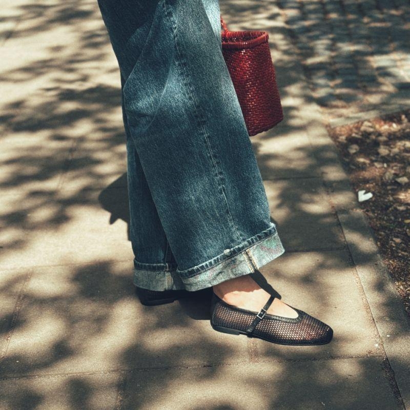 Baleriny siateczkowe damskie - Soft Loop