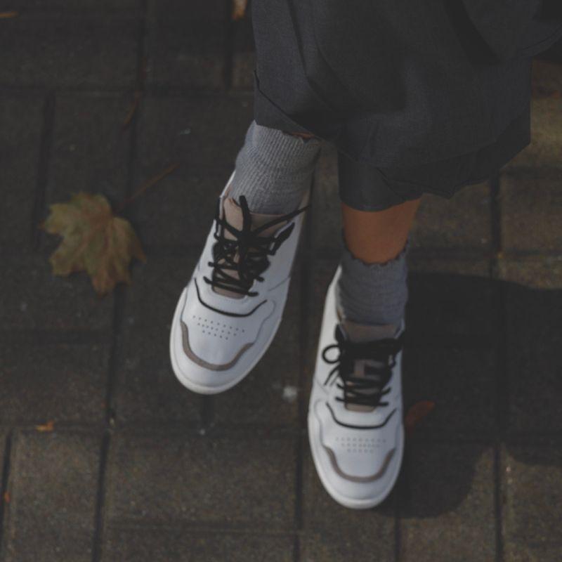 Skórzane buty sportowe damskie - Crazy For You