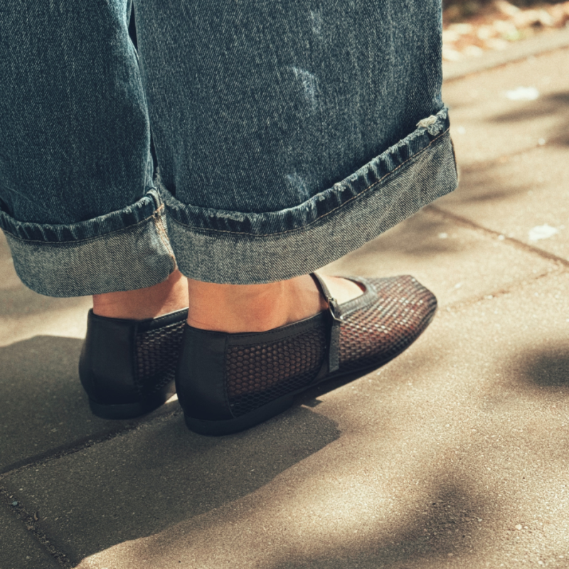 Baleriny siateczkowe damskie - Soft Loop