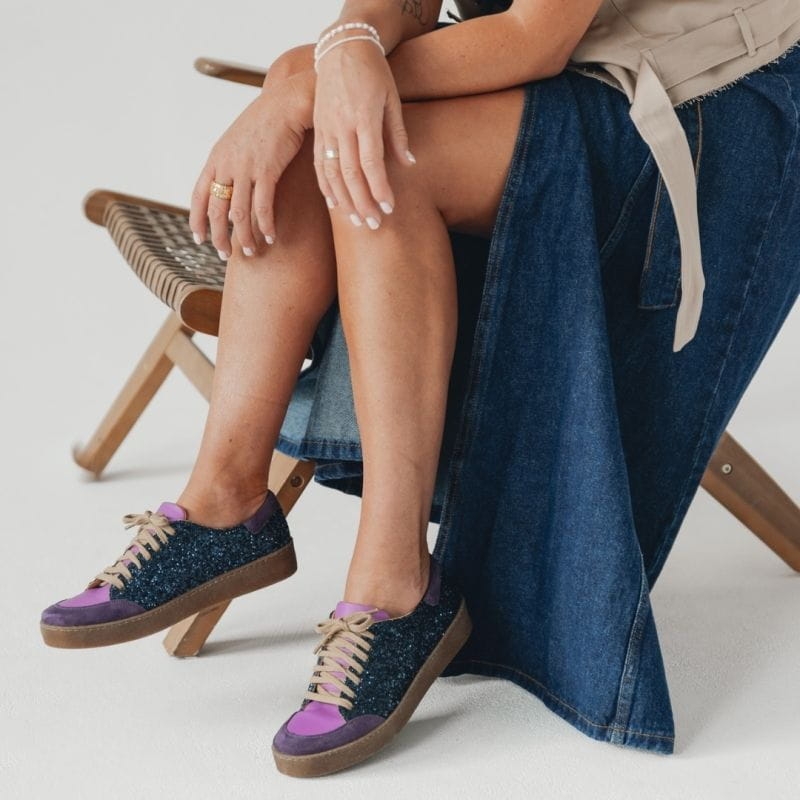 Skórzane buty sportowe damskie - Million Reasons