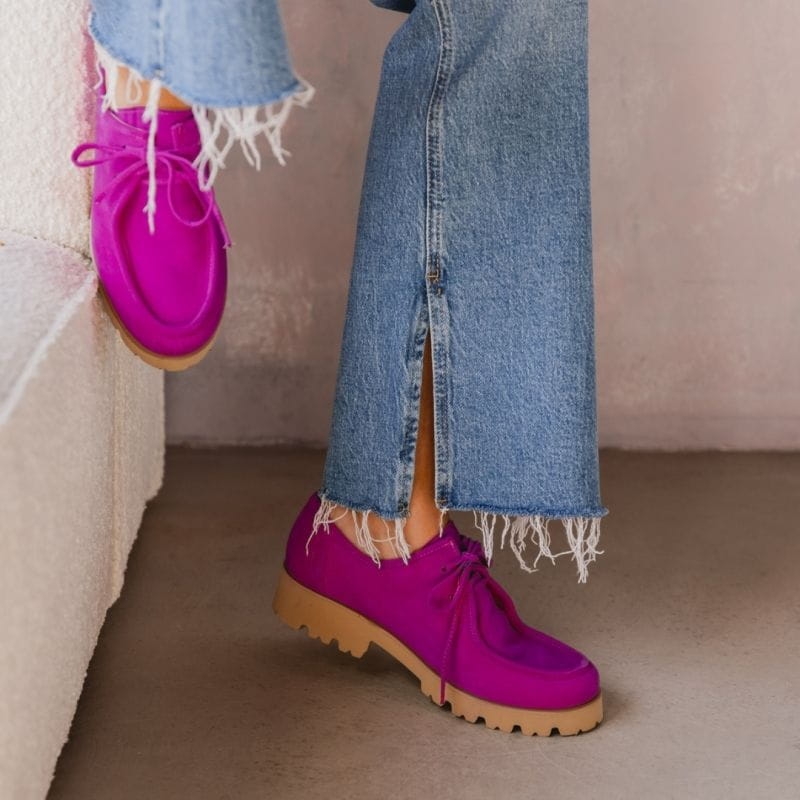 Mokasyny damskie sznurowane - Come To Me