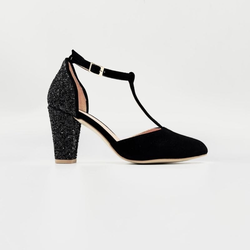 Skórzane sandały na słupku - Only You