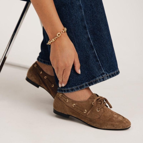 Zamszowe mokasyny damskie - Sunny Step