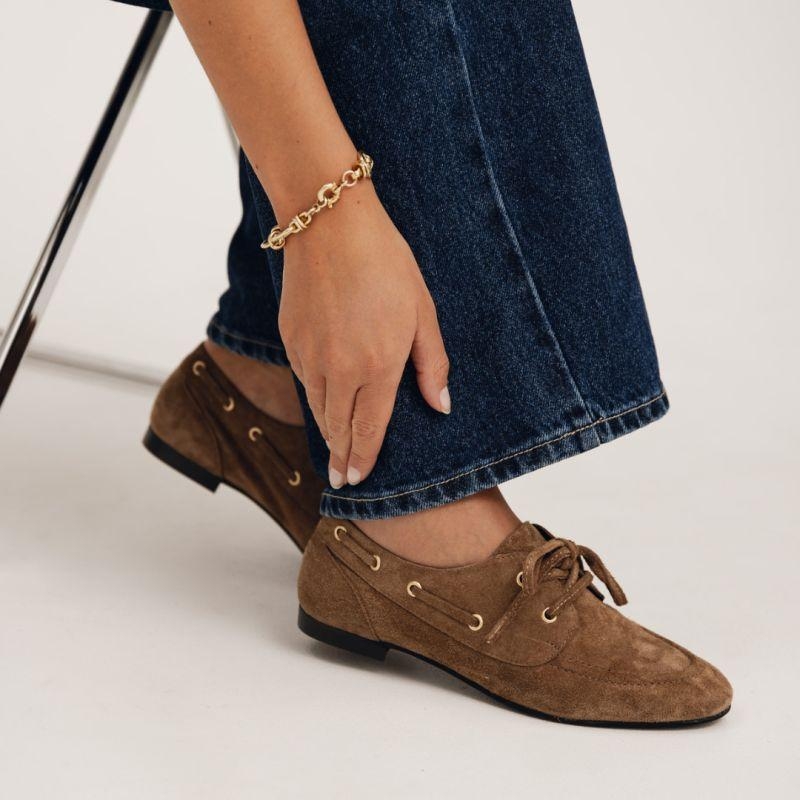 Zamszowe mokasyny damskie - Sunny Step