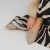 Skórzane baleriny z odkrytą piętą - Airy Touch