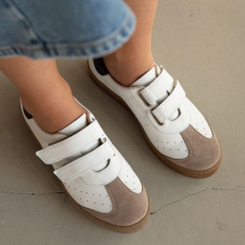 Skórzane buty sportowe damskie - Seven Day