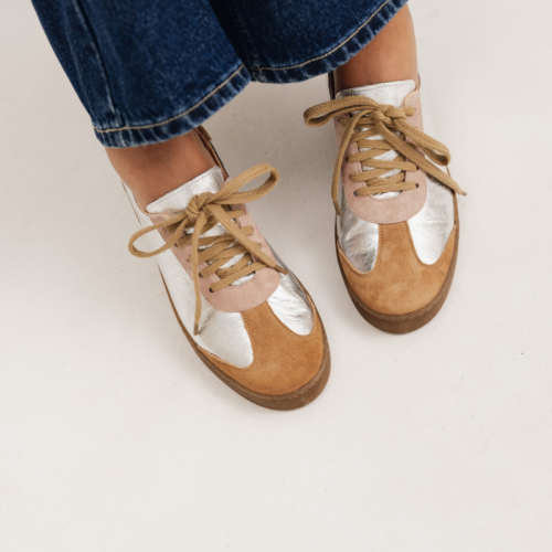 Skórzane buty sportowe damskie - Urban Flash