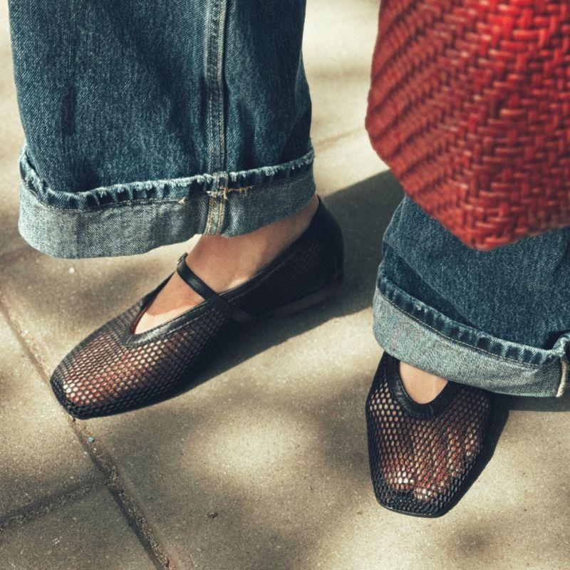 Baleriny siateczkowe damskie - Soft Loop