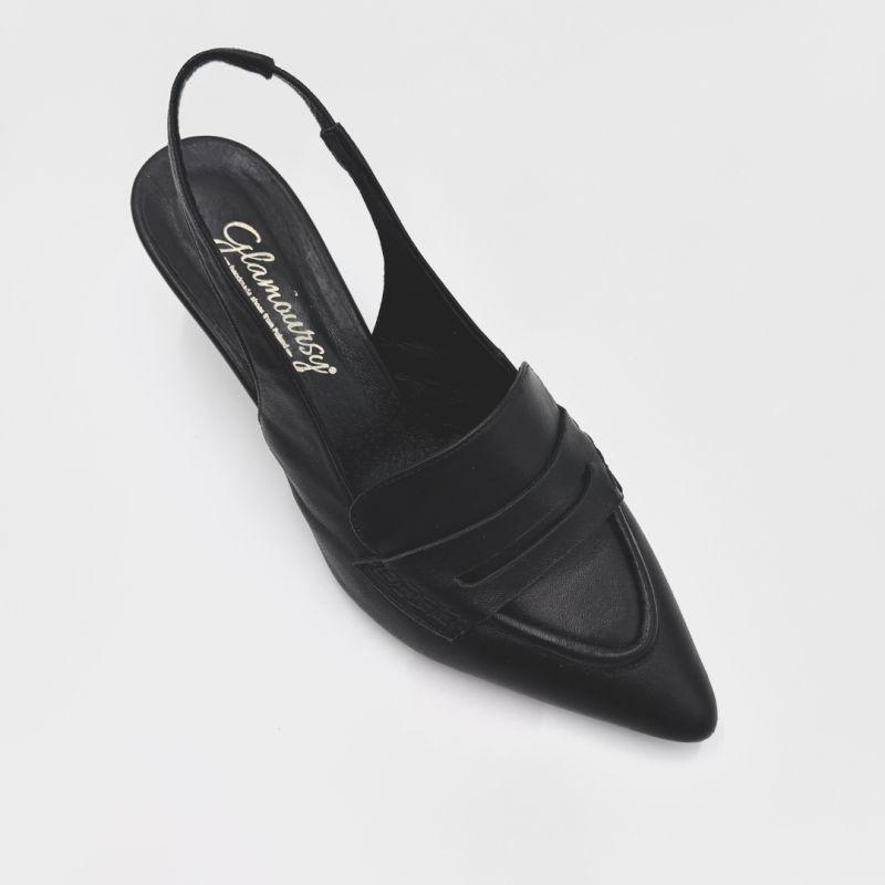 I feel Love – skórzane czółenka na obcasie 5 cm | Ręcznie robione w Polsce