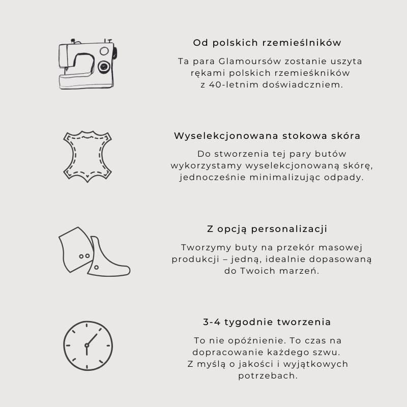 Buty damskie, sznurowane