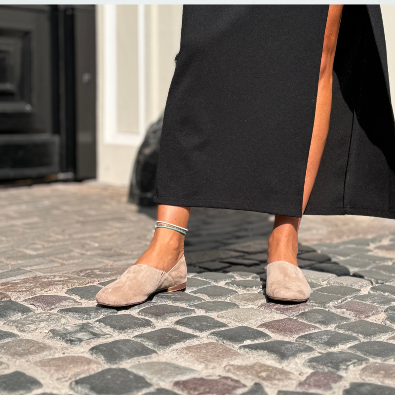 Zamszowe półbuty damskie - Next Gen